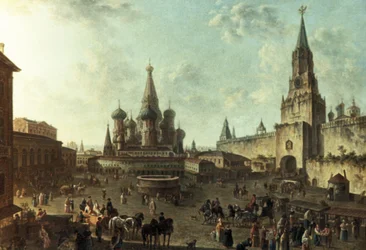 Red Square in Moscow (1801)